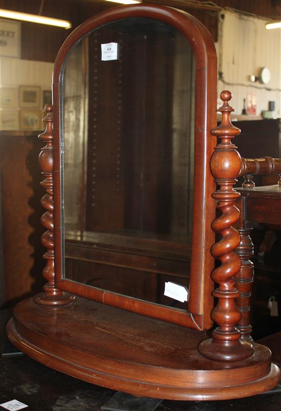 Victorian toilet mirror